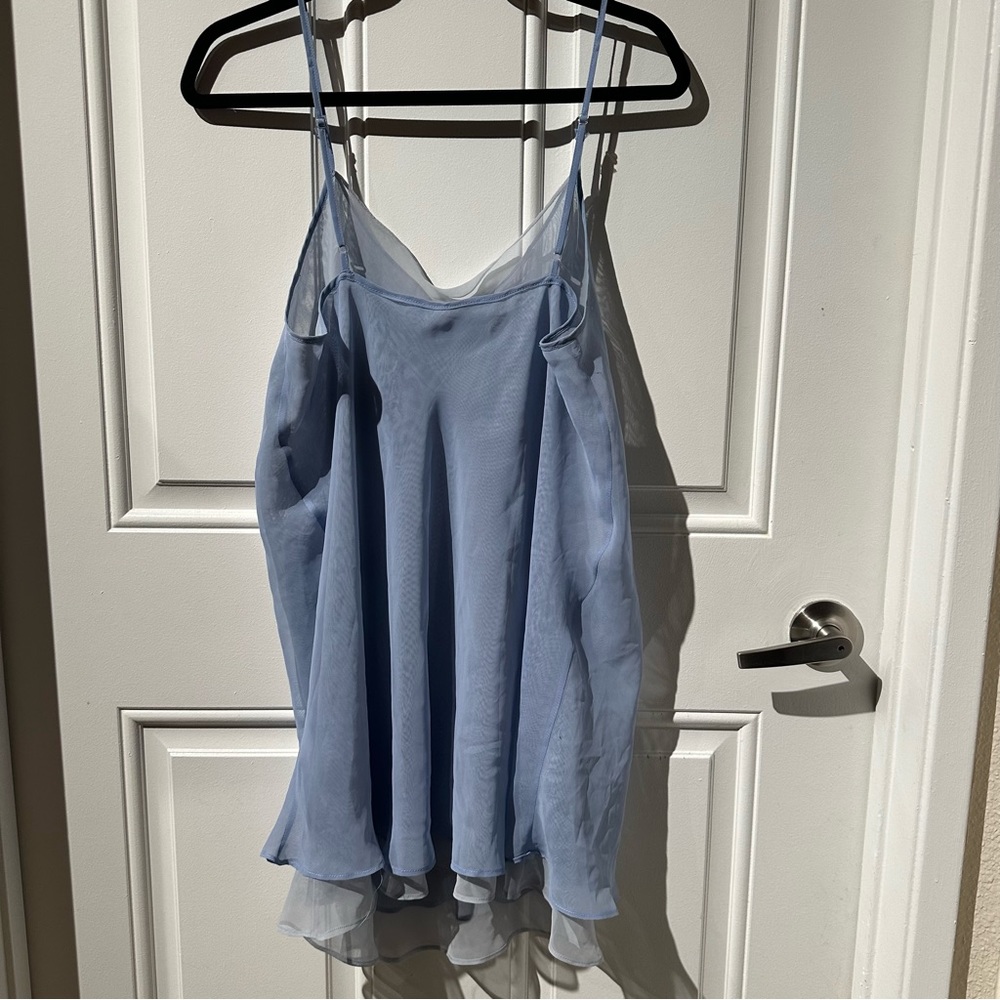 Baby Blue Women’s Lightweight Camisole Flowy - Picture 3 of 3
